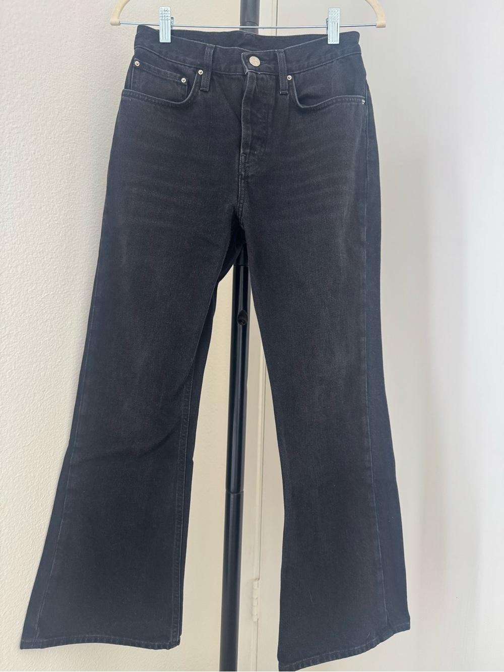 Toteme Black Jeans - Size 25 - High Wait Flair